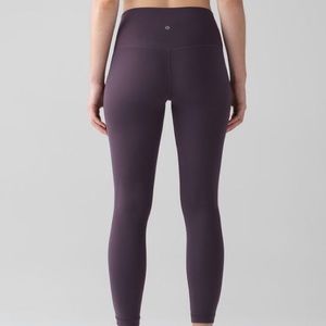 Lululemon Purple Cropped Leggings